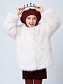 Меховое пальто укороченное с натуральным утеплителем в цвете: Молочный Ole! Twice - фото 6