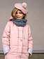 Куртка пальто с капюшоном Зима в цвете: Розовый Ole! Twice - фото 1