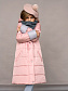 Куртка пальто с капюшоном Зима в цвете: Розовый Ole! Twice - фото 2