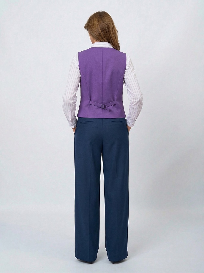 Жилет классический унисекс в цвете: Фиолетовый Ole! Twice - фото 3