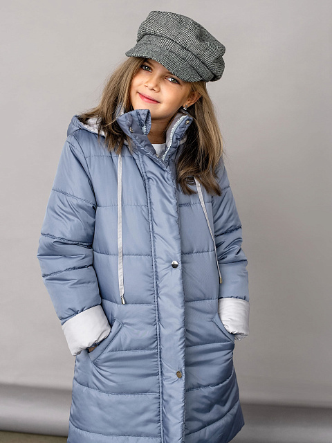 Куртка пальто с капюшоном зимняя