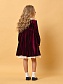 Двойное платье: бархатное верхнее и нижнее из хлопка с кружевной отделкой в цвете: Бордовый Ole! Twice - фото 10