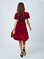 Платье из бархата с кристаллами в цвете: Красный Ole! Twice - фото 3