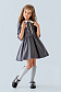 Платье в ретро стиле со съемным белым воротником в цвете: Серый Ole! Twice - фото 1