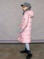Куртка пальто с капюшоном Зима в цвете: Розовый Ole! Twice - фото 8