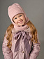 Комплект шапка-ушанка и шарф в цвете: Розовый Ole! Twice - фото 4