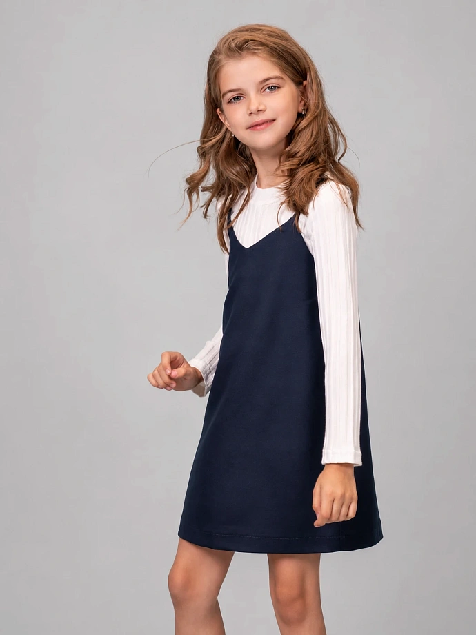 Сарафан на тонких бретелях в цвете: Синий Ole! Twice - фото 3