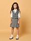 Юбка-шорты школьные в цвете: Серый Ole! Twice - фото 8