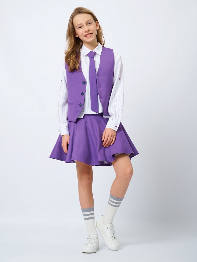 Жилет классический унисекс в цвете: Фиолетовый Ole! Twice - фото 5