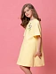 Платье А-силуэта с вышивкой в цвете: Желтый Ole! Twice - фото 3