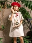 Платье А-силуэта с вышивкой в цвете: Молочный Ole! Twice - фото 8