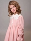 Платье с акцентными рукавами в цвете: Персиковый Ole! Twice - фото 4
