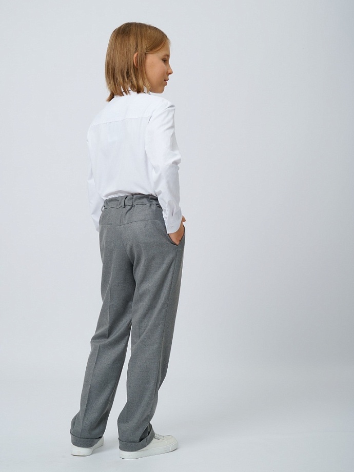 Брюки базовые в цвете: Серый Ole! Twice - фото 5