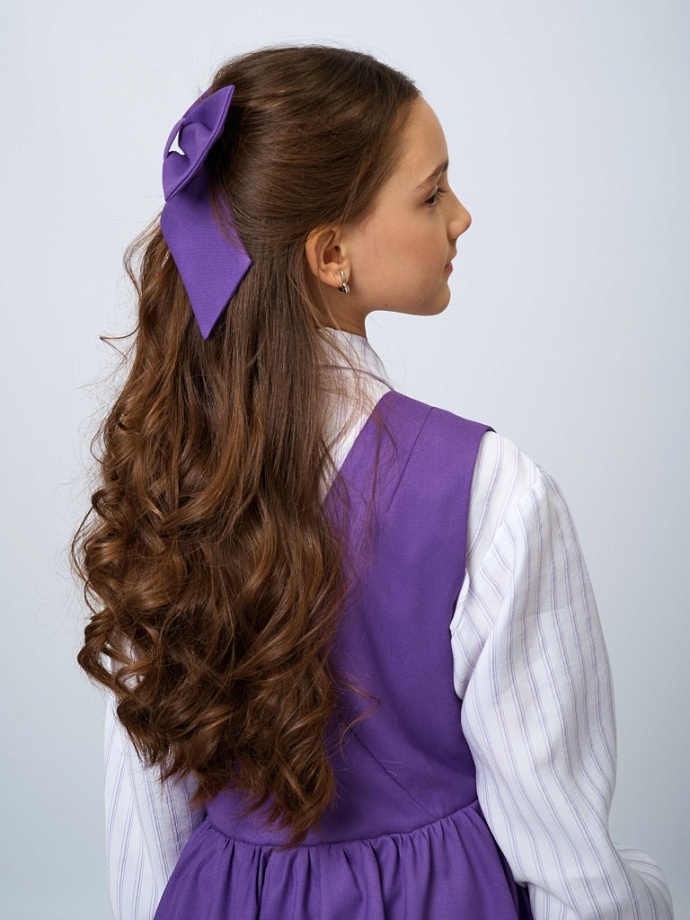 Заколка-бант в цвете: Фиолетовый Ole! Twice - фото 3
