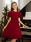 Платье из бархата с кристаллами в цвете: Красный Ole! Twice - фото 1