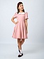 Платье с коротким рукавом и юбкой-солнце в цвете: Розовый Ole! Twice - фото 2
