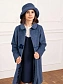 Пальто демисезонное для девочки + шляпка в цвете: Синий Ole! Twice - фото 5