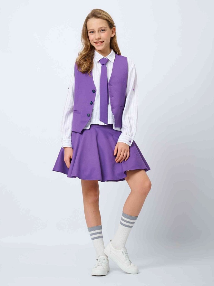 Жилет классический унисекс в цвете: Фиолетовый Ole! Twice - фото 3
