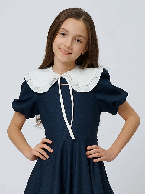 Воротник съемный с оборкой