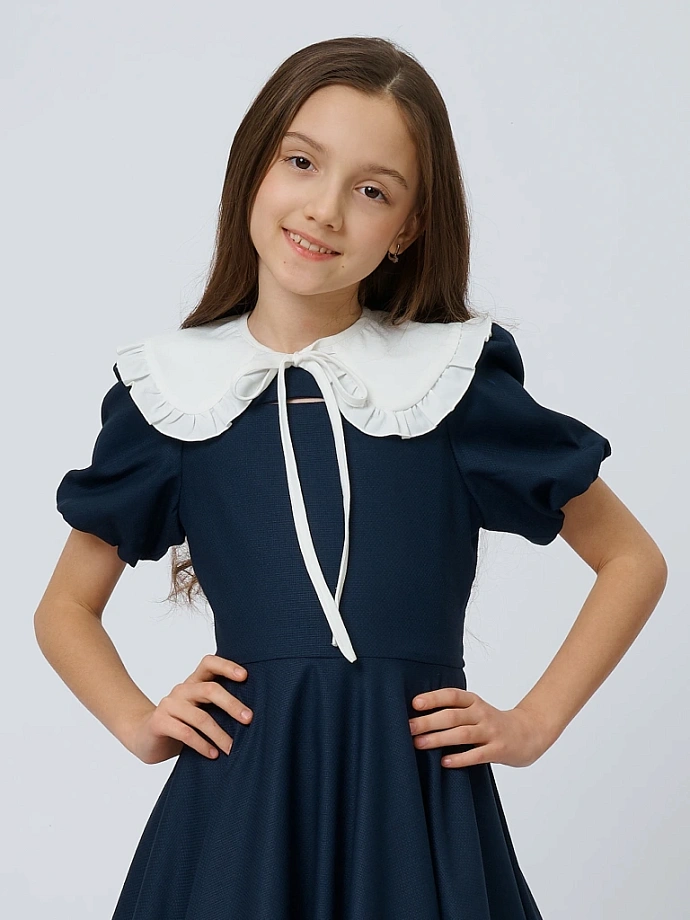 Воротник съемный с оборкой в цвете: Молочный Ole! Twice - фото 1