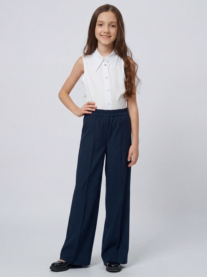 Блуза без рукавов в цвете: Белый Ole! Twice - фото 3