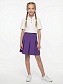 Юбка-шорты в складку в цвете: Фиолетовый Ole! Twice - фото 1