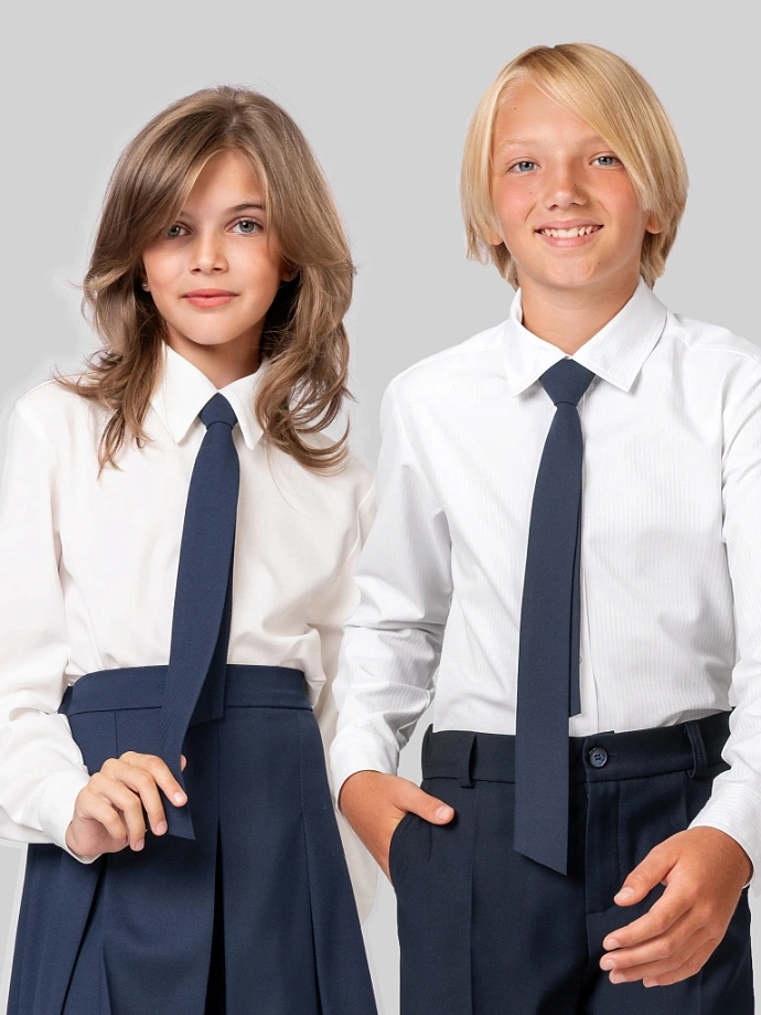 Галстук унисекс в цвете: Синий Ole! Twice - фото 1