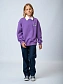 Свитшот со съемным воротником и шевроном в цвете: Фиолетовый Ole! Twice Свитшот со съемным воротником и шевроном в цвете: Фиолетовый Ole! Twice - фото 5