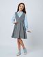 Сарафан школьный с шевроном в цвете: Серый Ole! Twice - фото 5