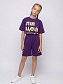 Футболка из премиального хлопка в цвете: Фиолетовый Ole! Twice - фото 3