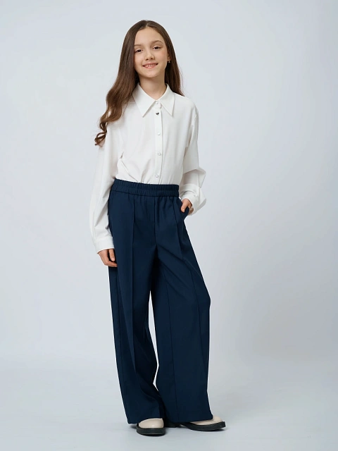 Брюки  широкие (палаццо) на резинке