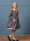 Двойное платье: элегантное верхнее и нижнее из хлопка с кружевной отделкой в цвете: Серый Ole! Twice - фото 4