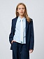 Жакет-пиджак прямого кроя в цвете: Синий Ole! Twice - фото 4