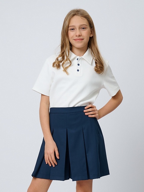 Юбка-шорты с двусторонними складками