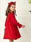 Платье с акцентными рукавами в цвете: Красный Ole! Twice - фото 2