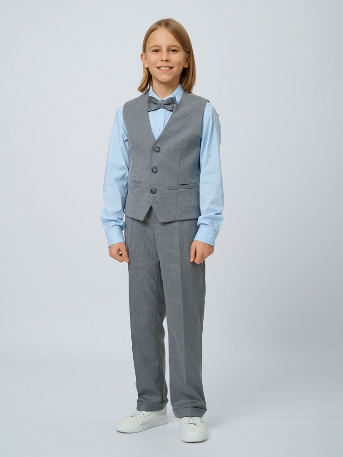 Брюки базовые в цвете: Серый Ole! Twice - фото 2