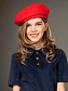 Берет из костюмной ткани в цвете: Красный Ole! Twice - фото 1