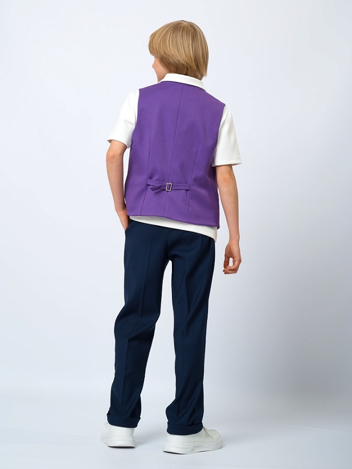 Жилет классический унисекс в цвете: Фиолетовый Ole! Twice - фото 4