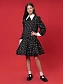 Платье со съемным воротником и манжетами в стиле Уэнсдэй в цвете: Черный Ole! Twice - фото 2
