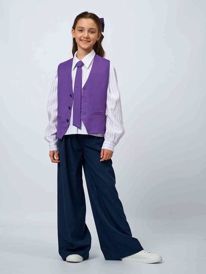 Жилет классический унисекс в цвете: Фиолетовый Ole! Twice - фото 2