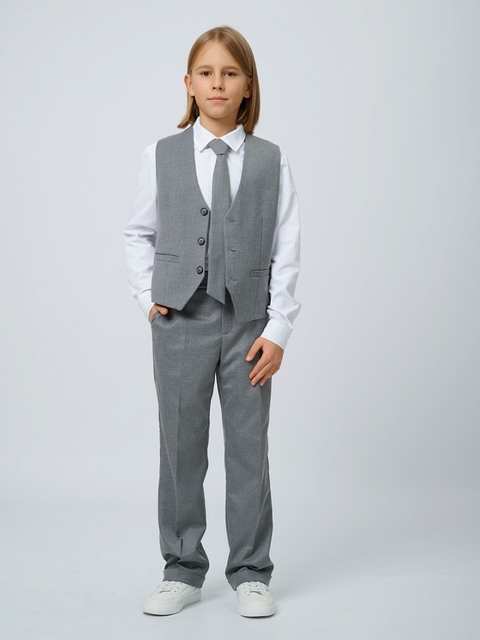 Брюки базовые в цвете: Серый Ole! Twice - фото 8