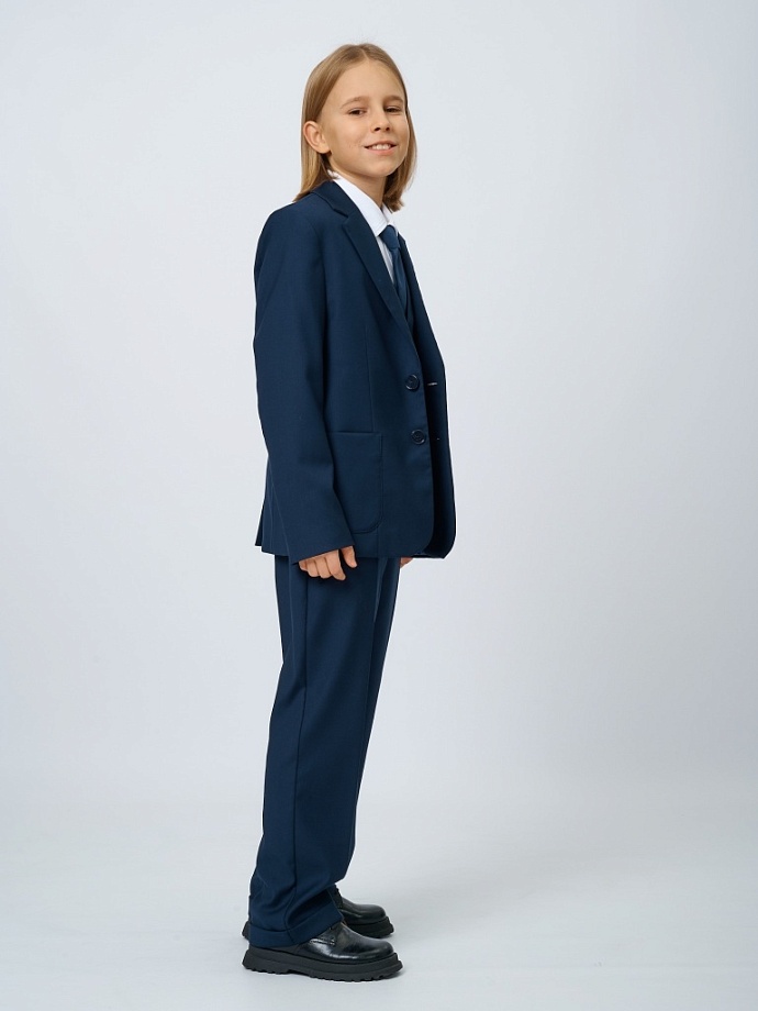 Пиджак классический в цвете: Синий Ole! Twice - фото 3