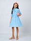 Платье с бантом в цвете: Голубой Ole! Twice - фото 6