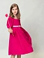 Платье с драпировкой в романтичном стиле в цвете: Фуксия Ole! Twice - фото 6