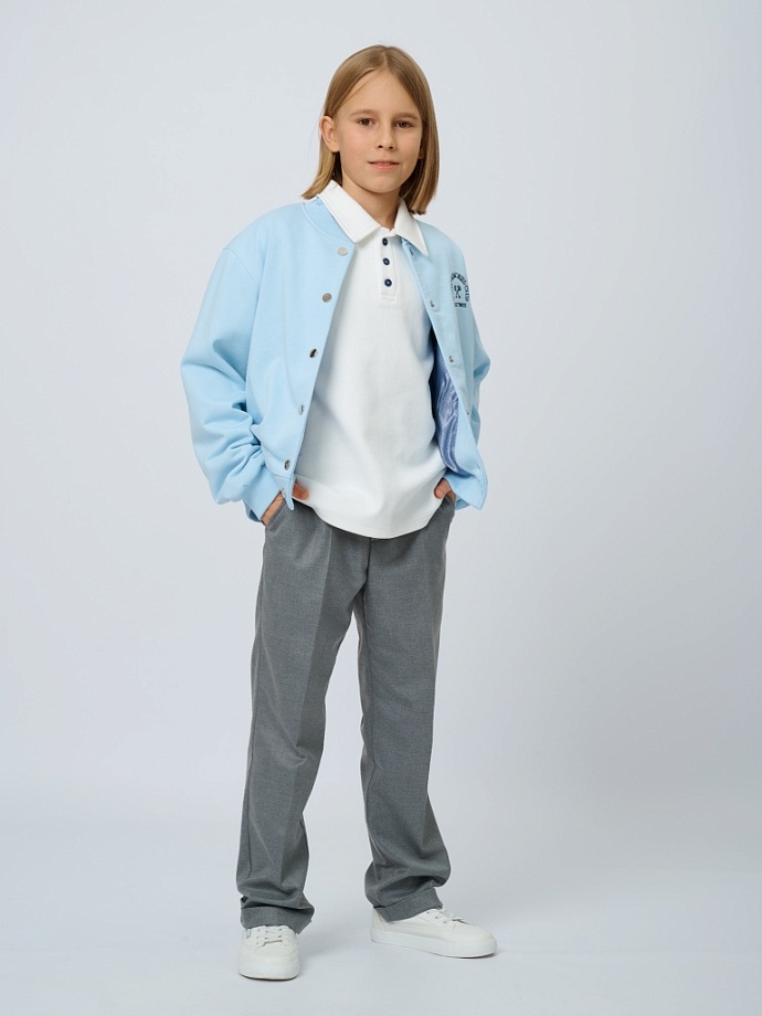 Брюки базовые в цвете: Серый Ole! Twice - фото 3