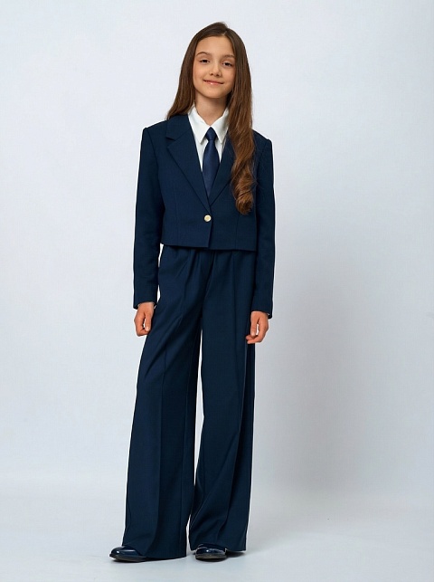 Жакет укороченный однобортный