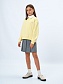 Свитшот со съемным воротником с шевроном в цвете: Желтый Ole! Twice - фото 4