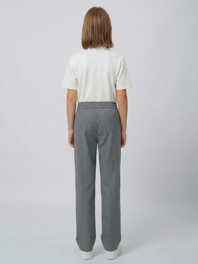 Брюки с поясом на резинке и шнурком в цвете:  Ole! Twice - фото 3