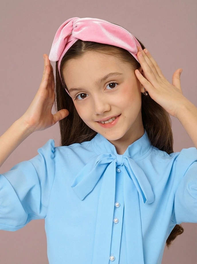 Ободок-повязка для волос в цвете: Розовый Ole! Twice - фото 1