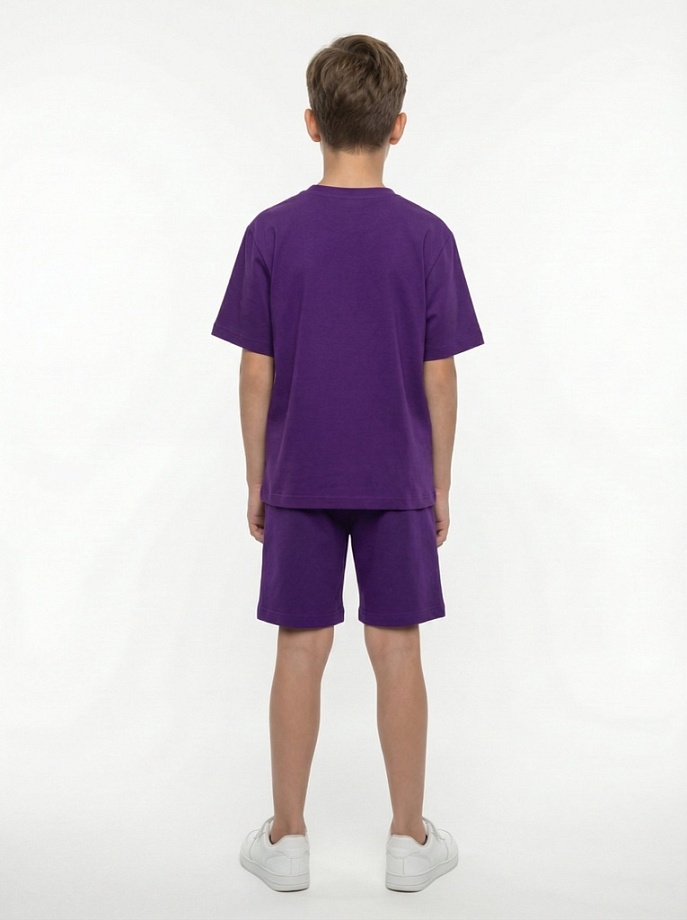 Футболка из премиального хлопка в цвете: Фиолетовый Ole! Twice - фото 2
